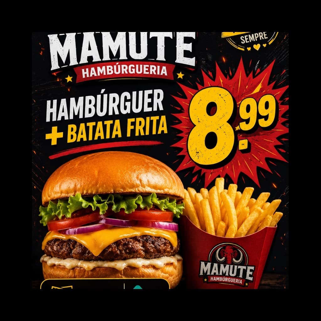 Hambúrguer promoção