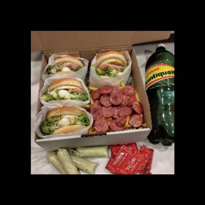 Combo X-tudo + batata frita turbinada + refrigerante de 2L