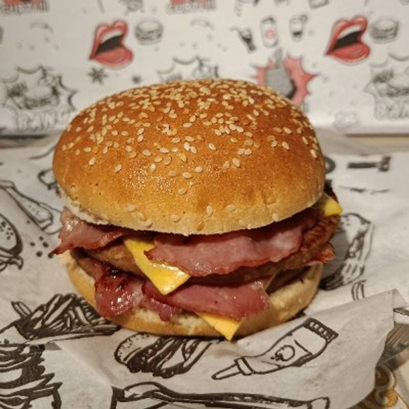 X-Bacon Duplo c/ Batata Frita