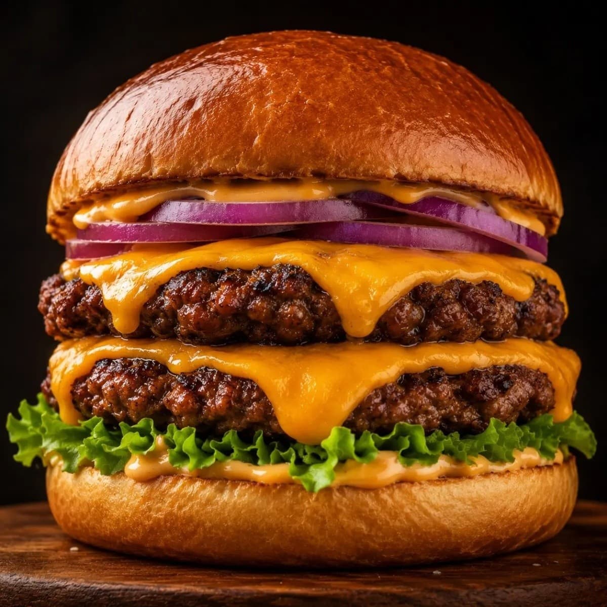 DUPLO CHEDDAR BURGUER