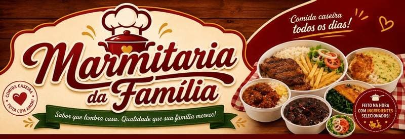 Banner Marmitaria da Familia