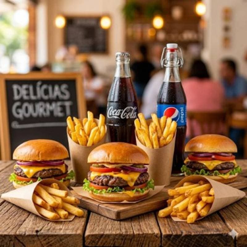 Smash burger duplo combo