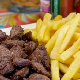 Petisco Carne de Sol com Fritas