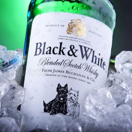 Whisky Black & White 1L