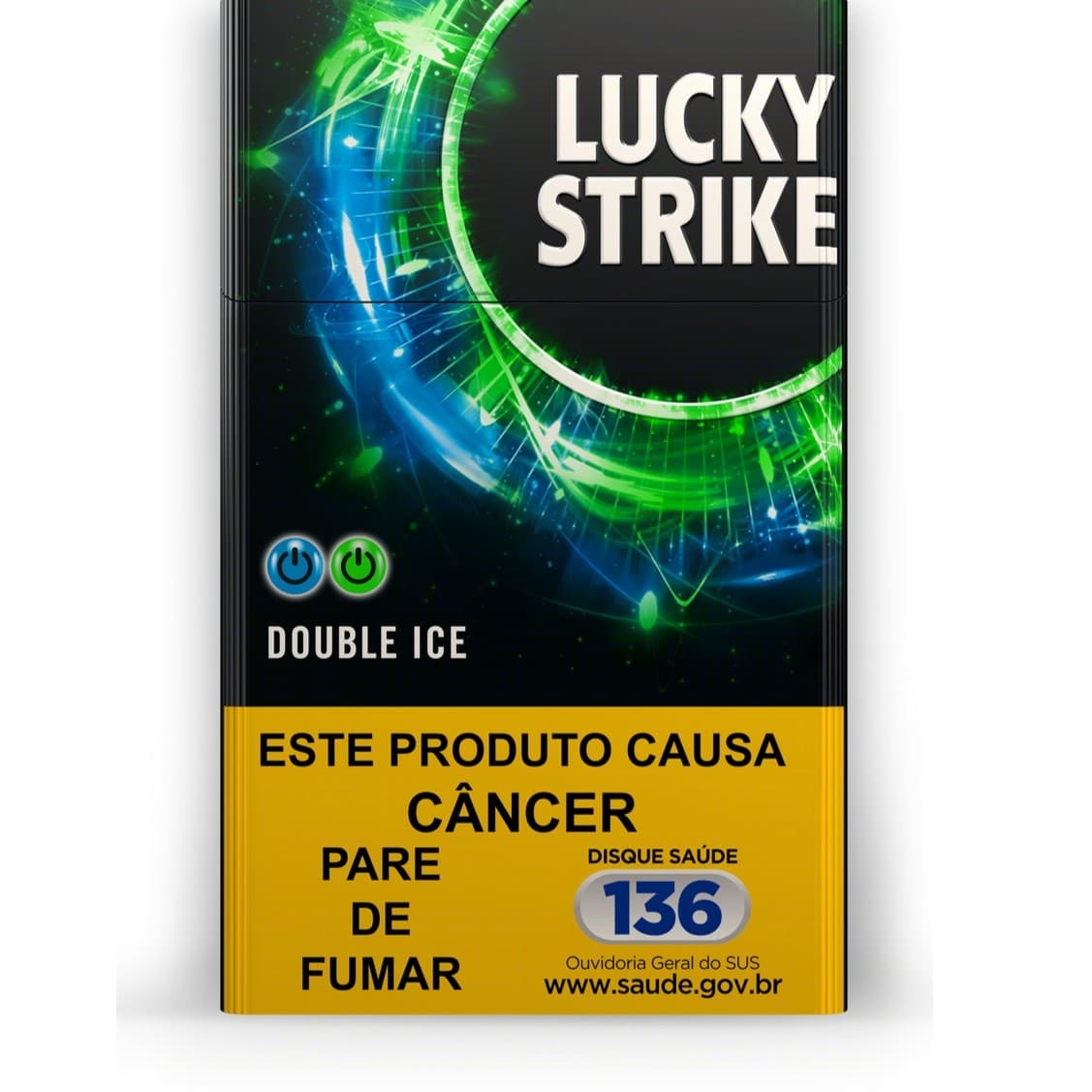 Carteira de Cigarro Lucky Strike Double Ice