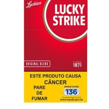 Carteira Cigarro Lucky Strike normal