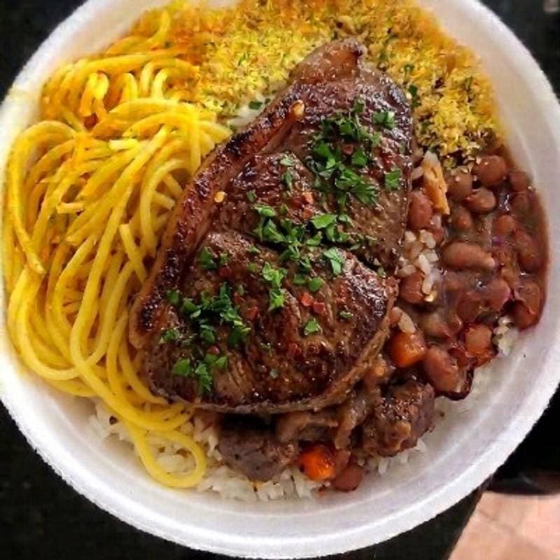 Bife com Fritas