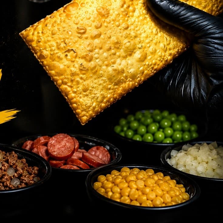 Monte O Seu Pastel Gourmet (Até 5 Recheios)