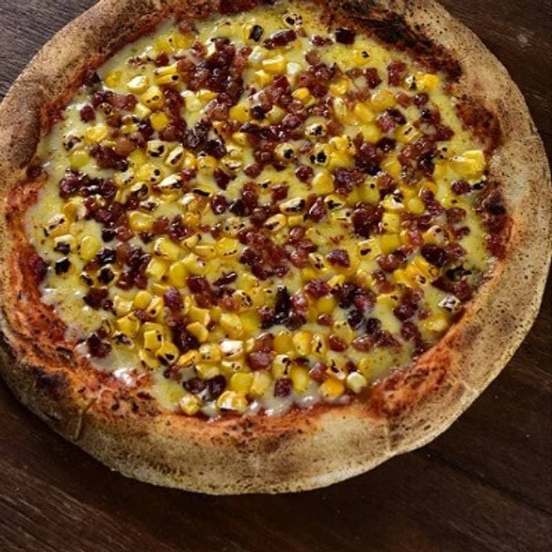 Pizza de Bacon