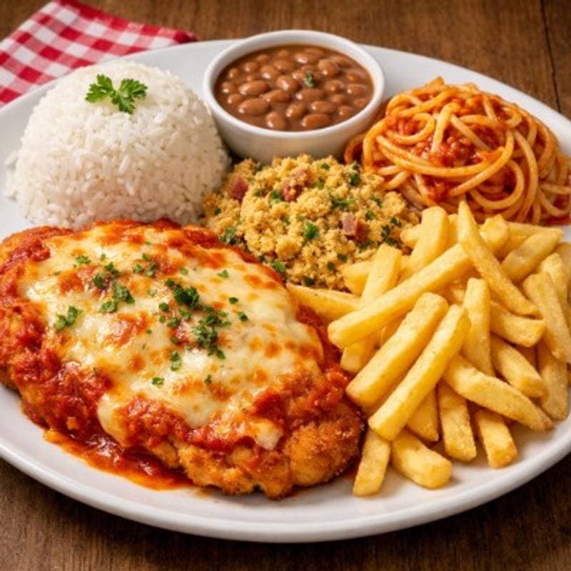 A Parmegiana de Frango c/ Fritas
