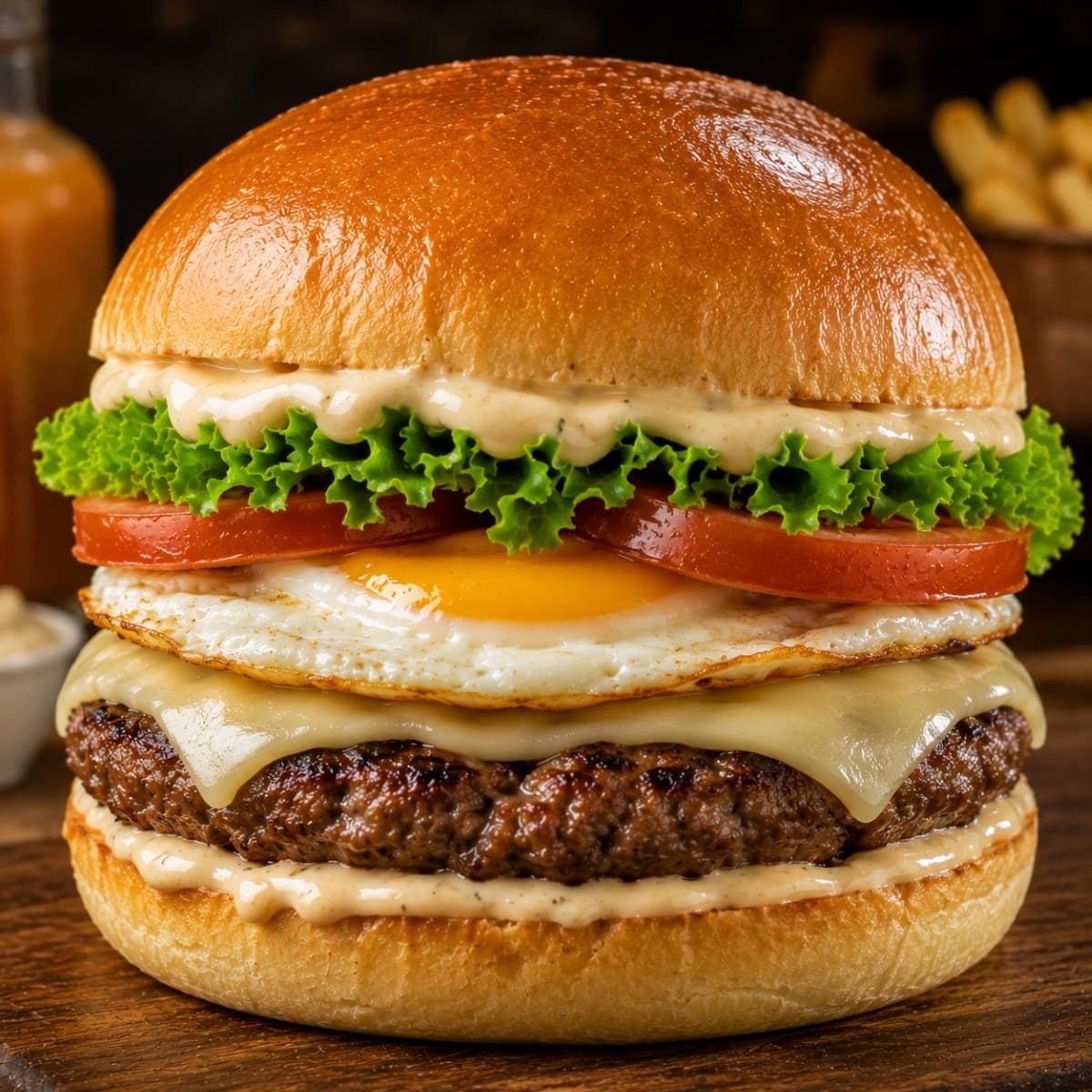 Cheese Egg Burguer