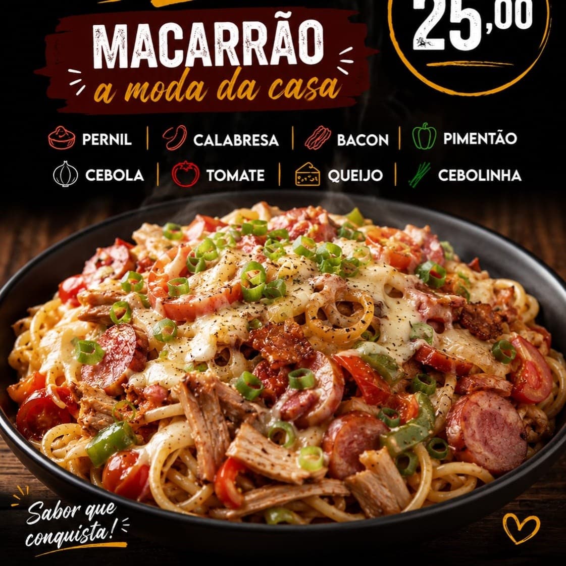 Macarrão a Moda da Casa