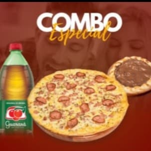 Pizza G 35 cm + pequena doce + refri 1,5L